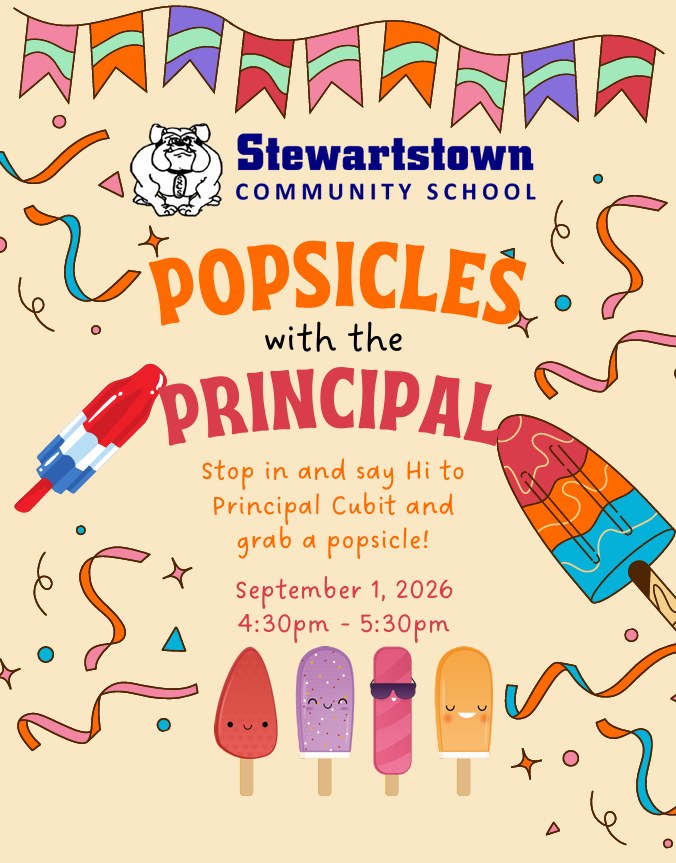 Popsicles with the Principal